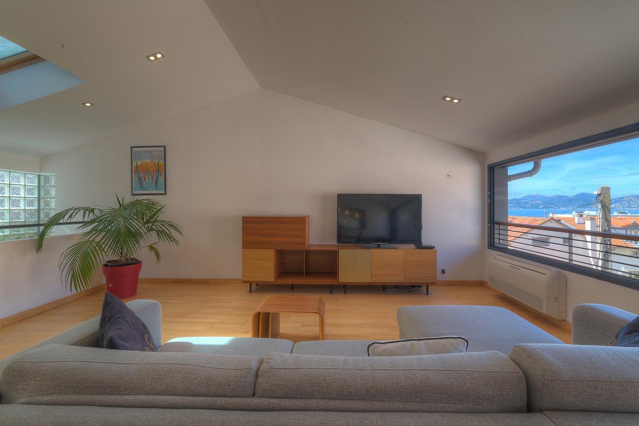 Immogroom - Beautiful Duplex - Sea View - Quiet - Ac - Wifi - Garage Cannes Exterior photo